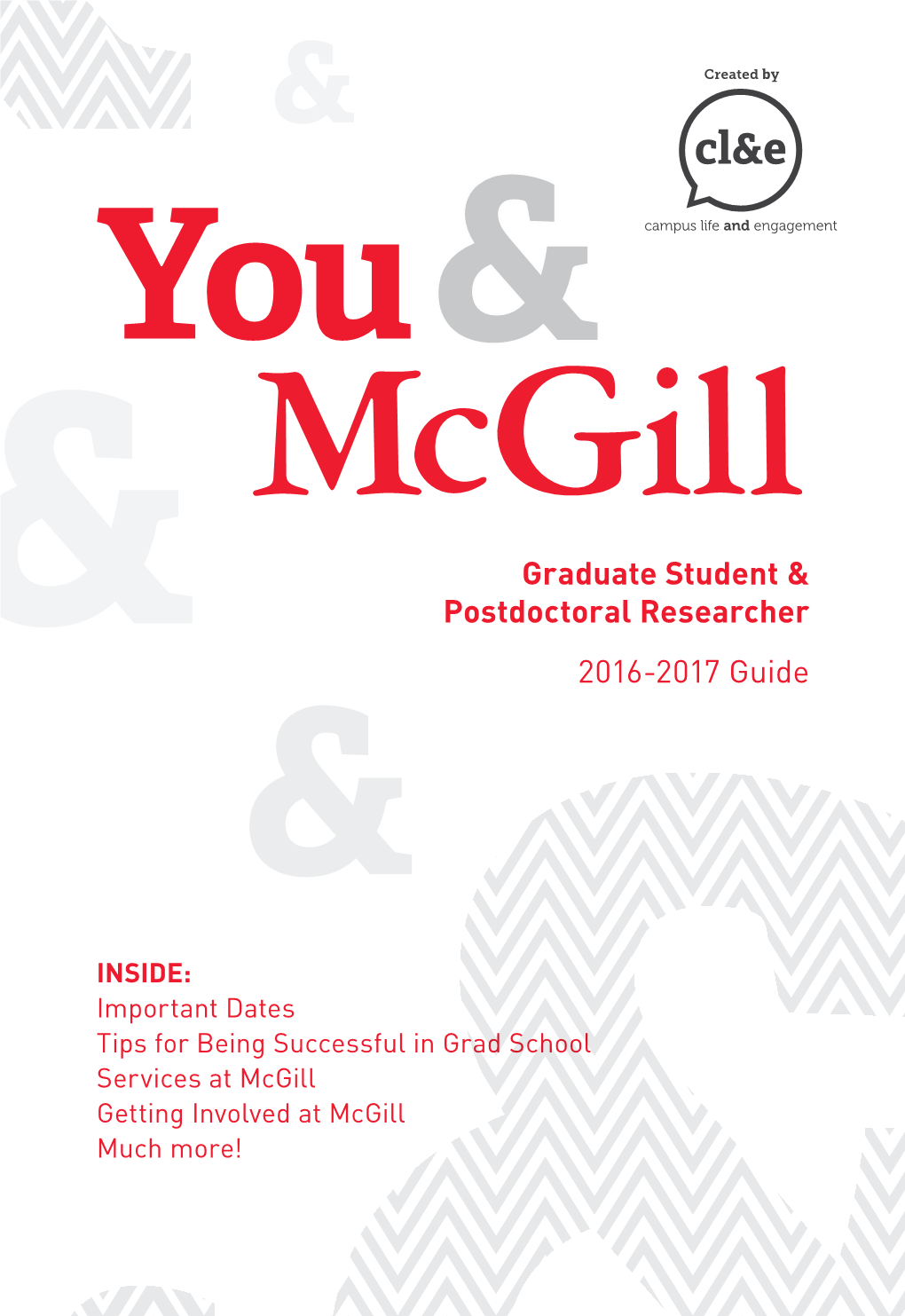Graduate Student & Postdoctoral Researcher 2016-2017 Guide