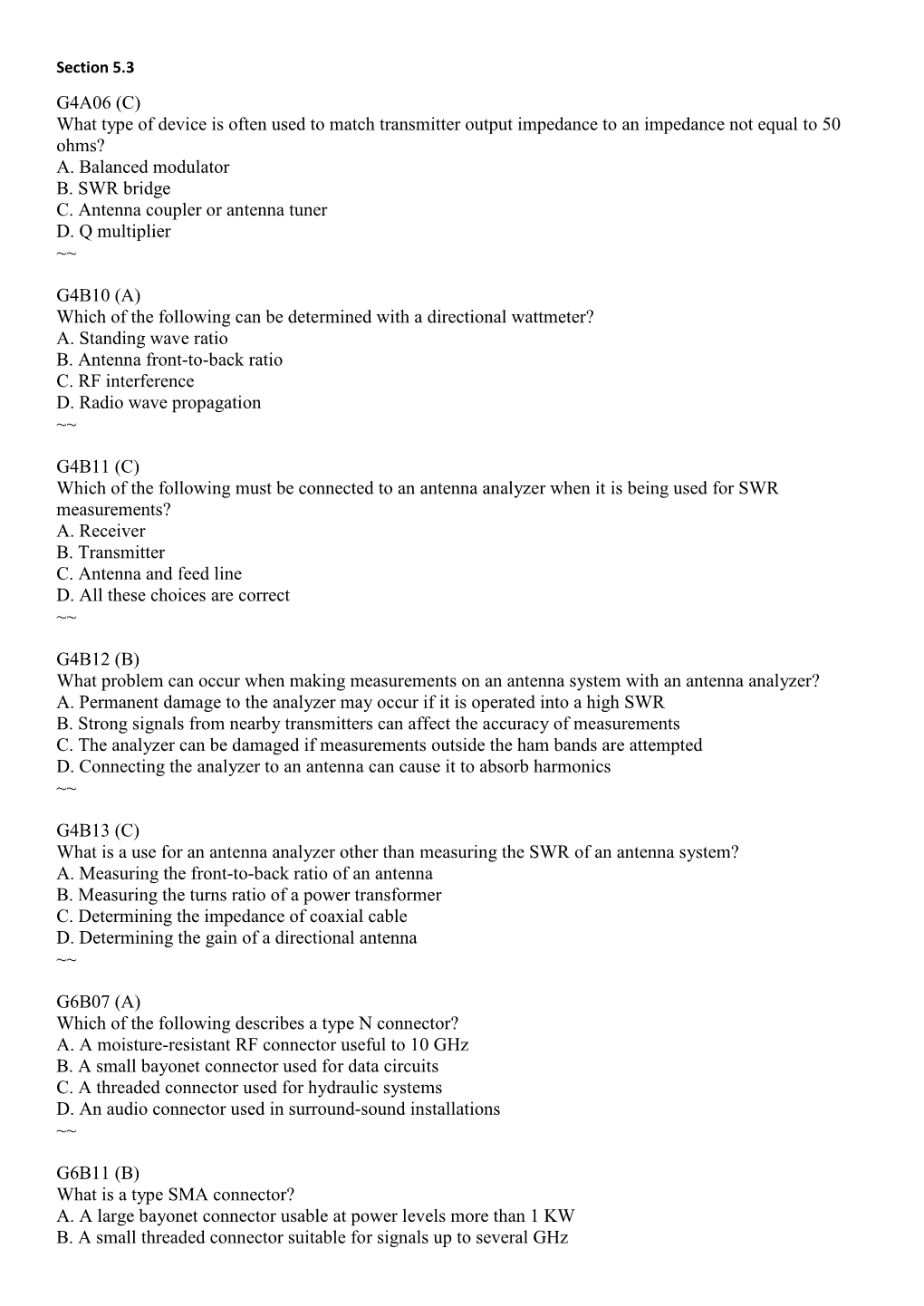 What Type of Device Is Often Used to Match Transmitter Output Impedance to an Impedance Not Equal to 50 Ohms? A