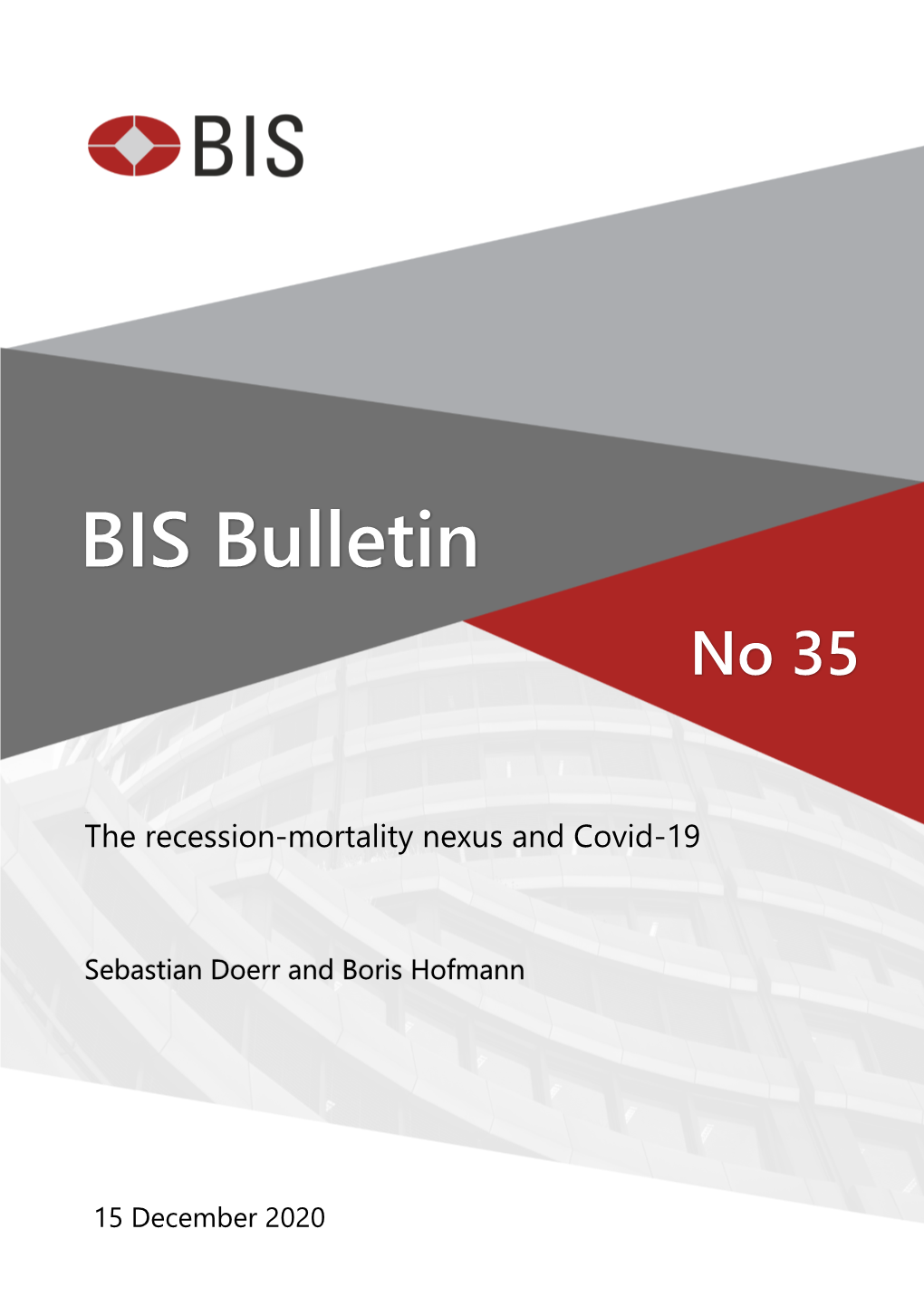 The Recession-Mortality Nexus and Covid-19