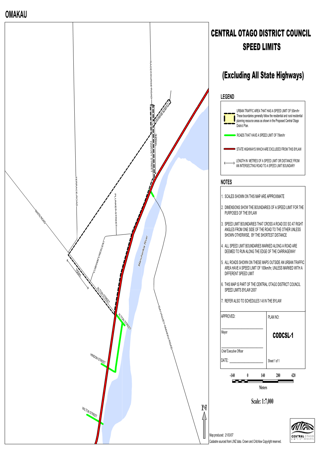 Omakau Central Otago District Council Speed