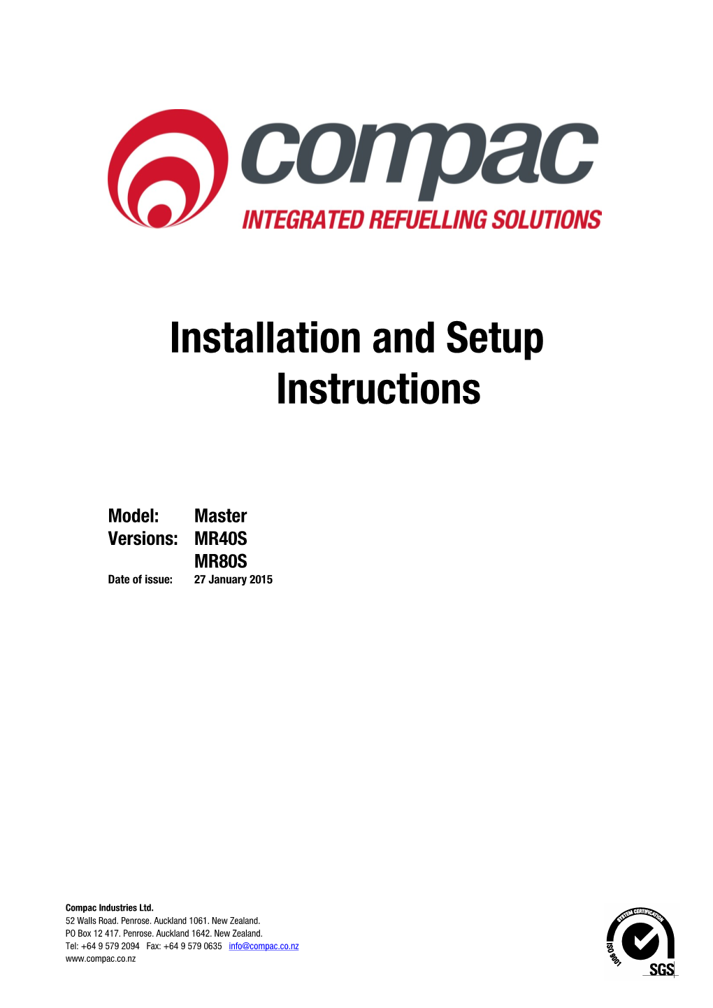 Installation and Setup Instructions