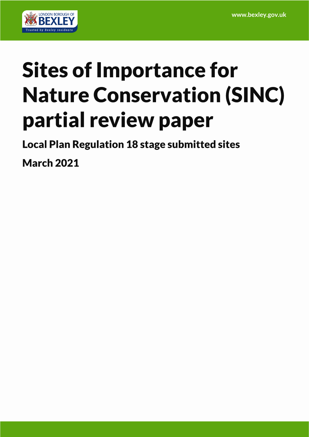 SINC Partial Review Paper (March 2021) (PDF)