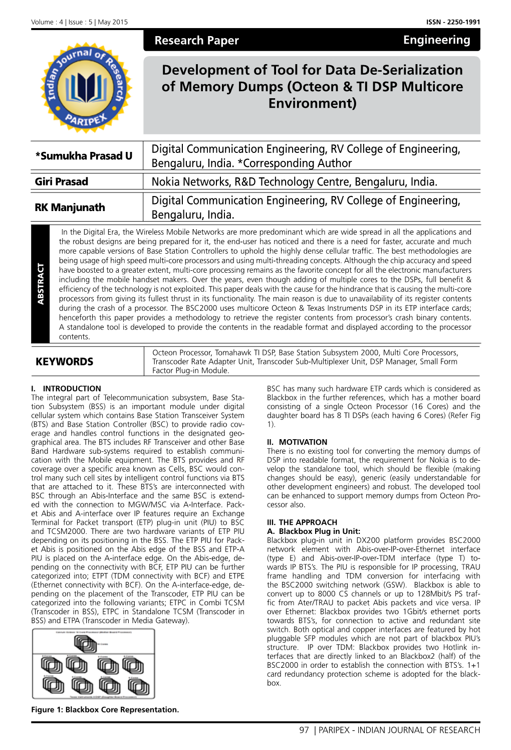 Development of Tool for Data De-Serialization of Memory Dumps (Octeon & TI DSP Multicore Environment)