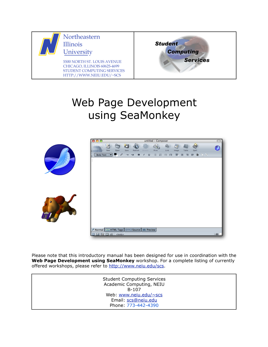 Web Page Development Using Seamonkey