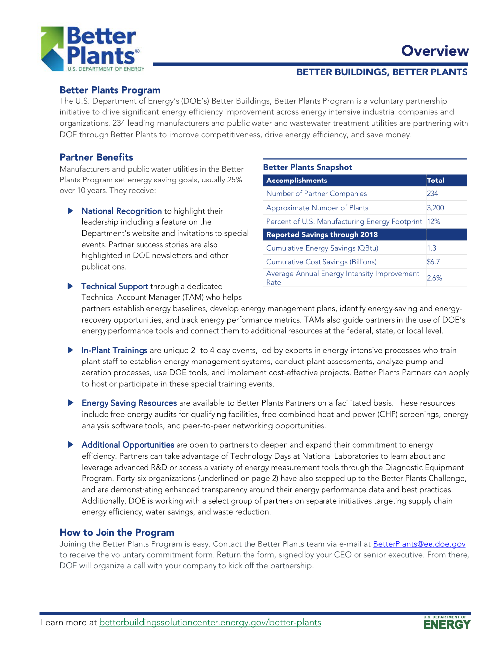 Better Plants Overview April 2020