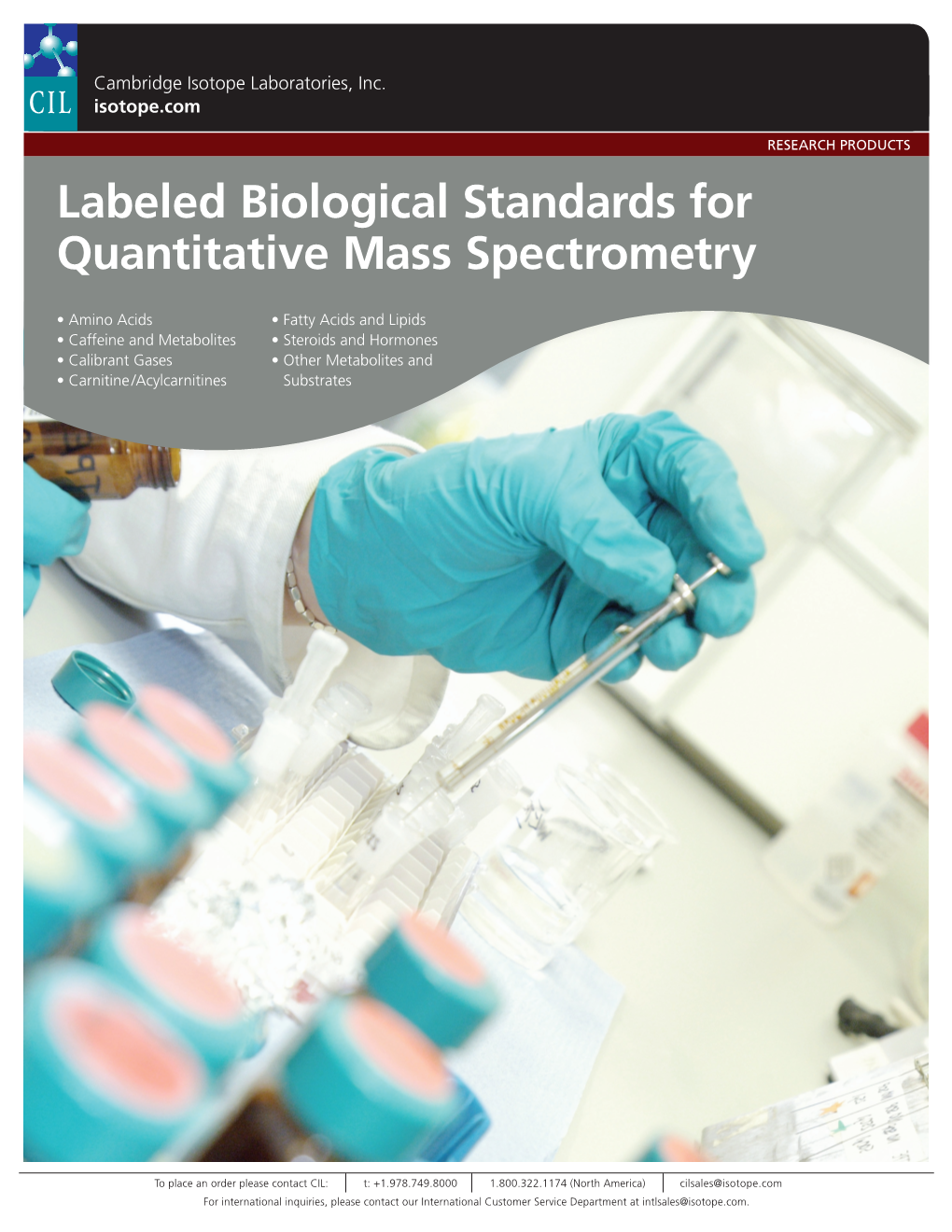 Labeled Biological Standards for Quantitative Mass Spectrometry