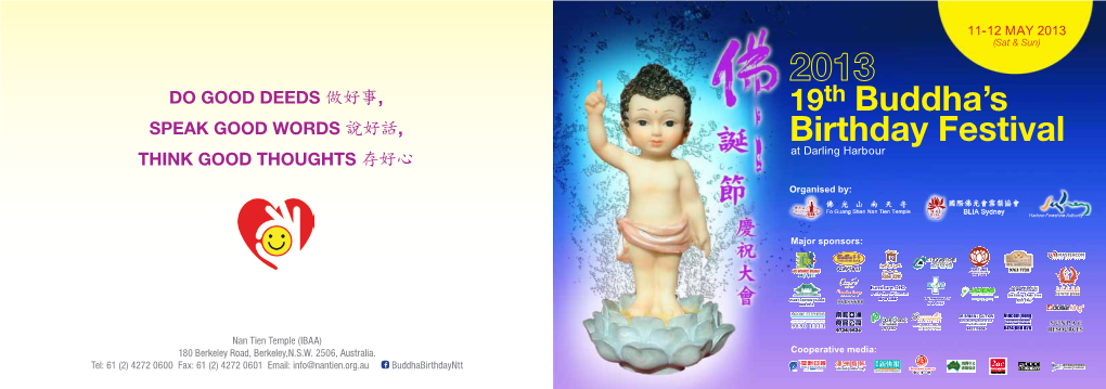 19Th Buddha's Birthday Festival