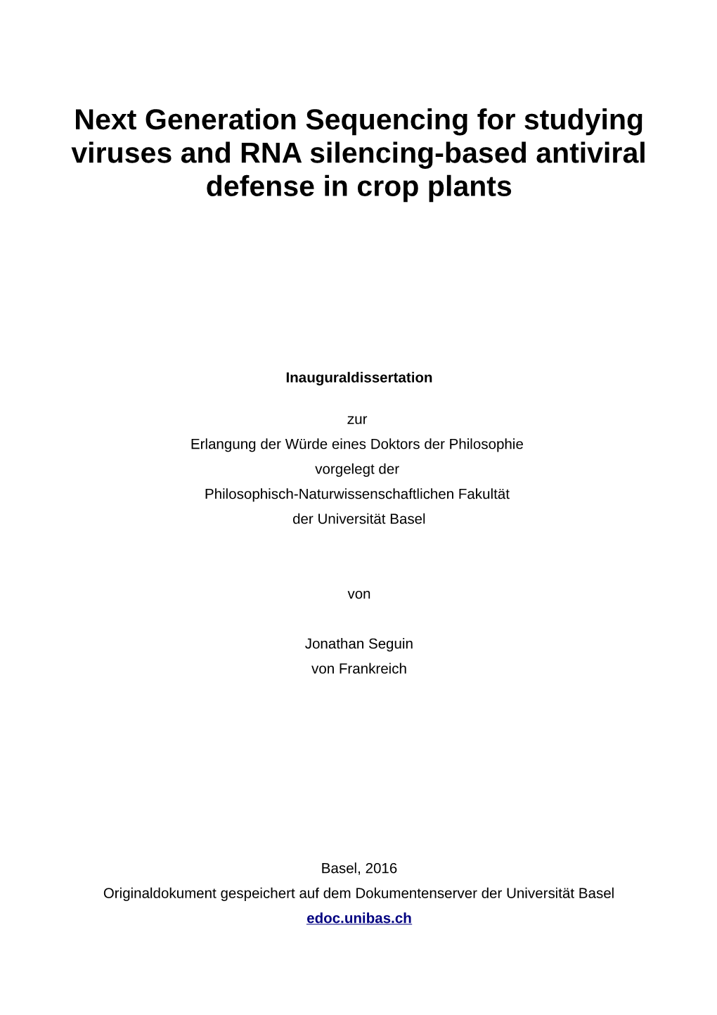 Next Generation Sequencing for Studying Viruses and RNA Silencing-Based Antiviral Defense in Crop Plants