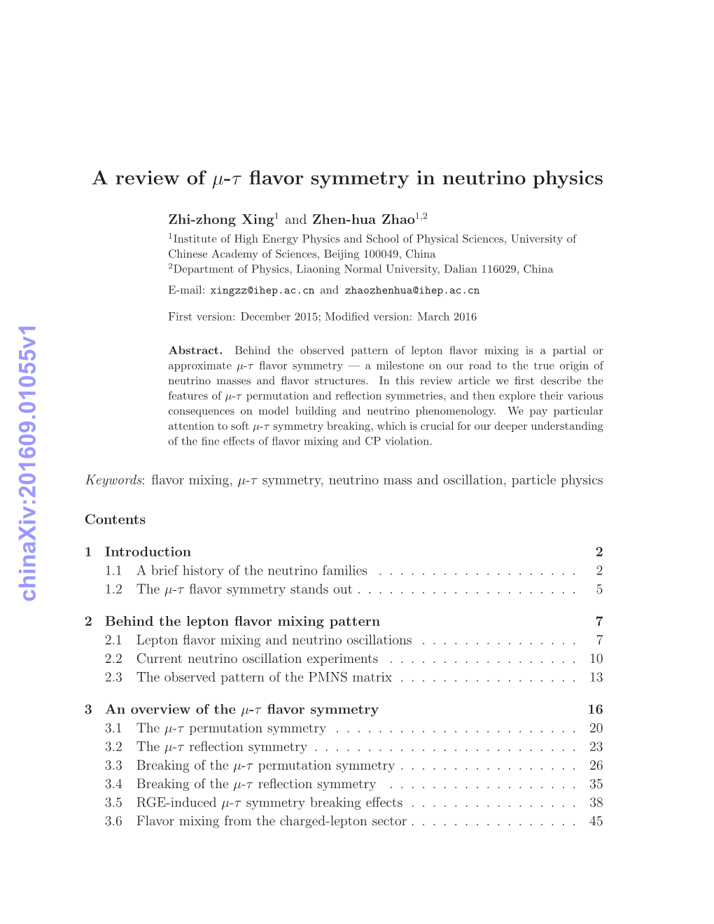 A Review of Μ-Τ Flavor Symmetry in Neutrino Physics