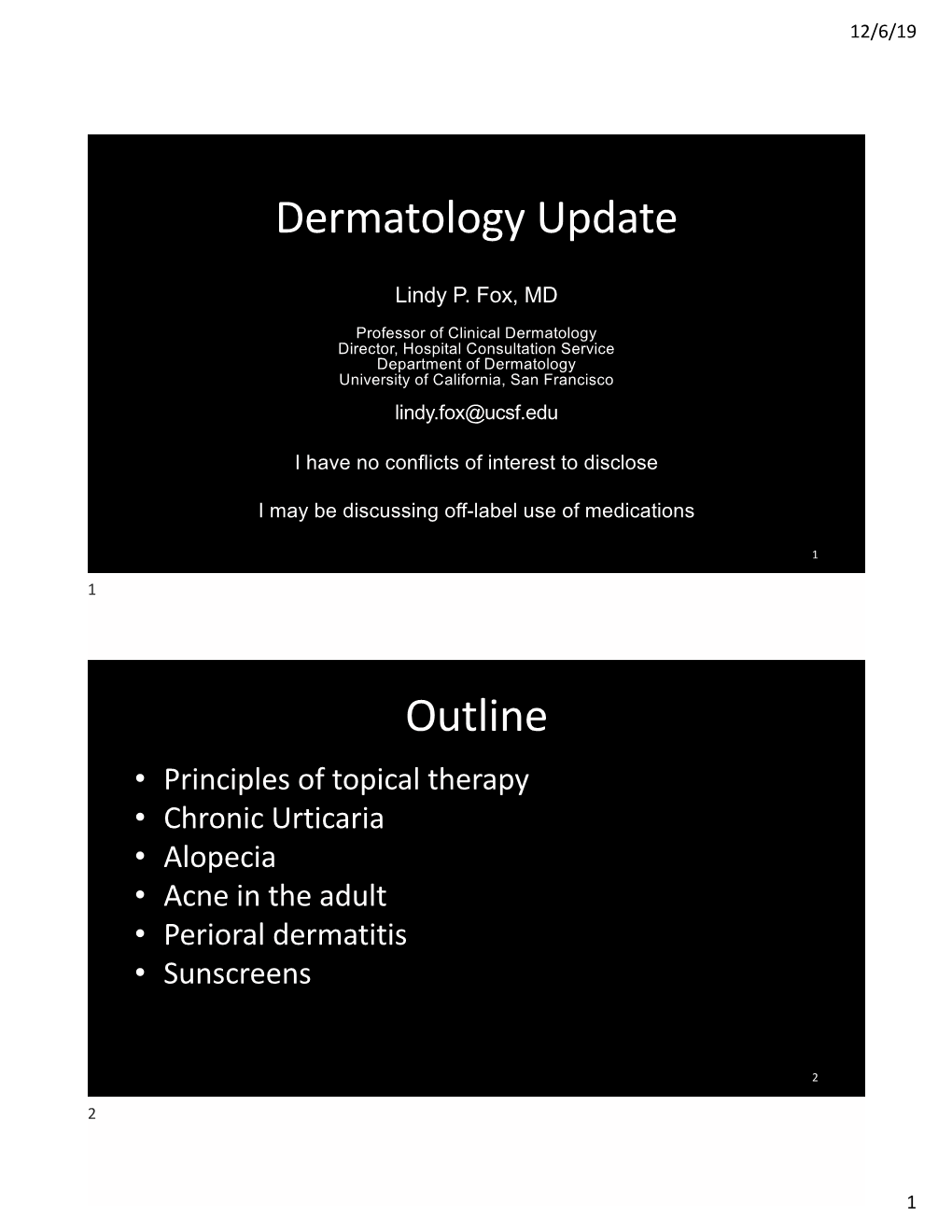 Dermatology Update