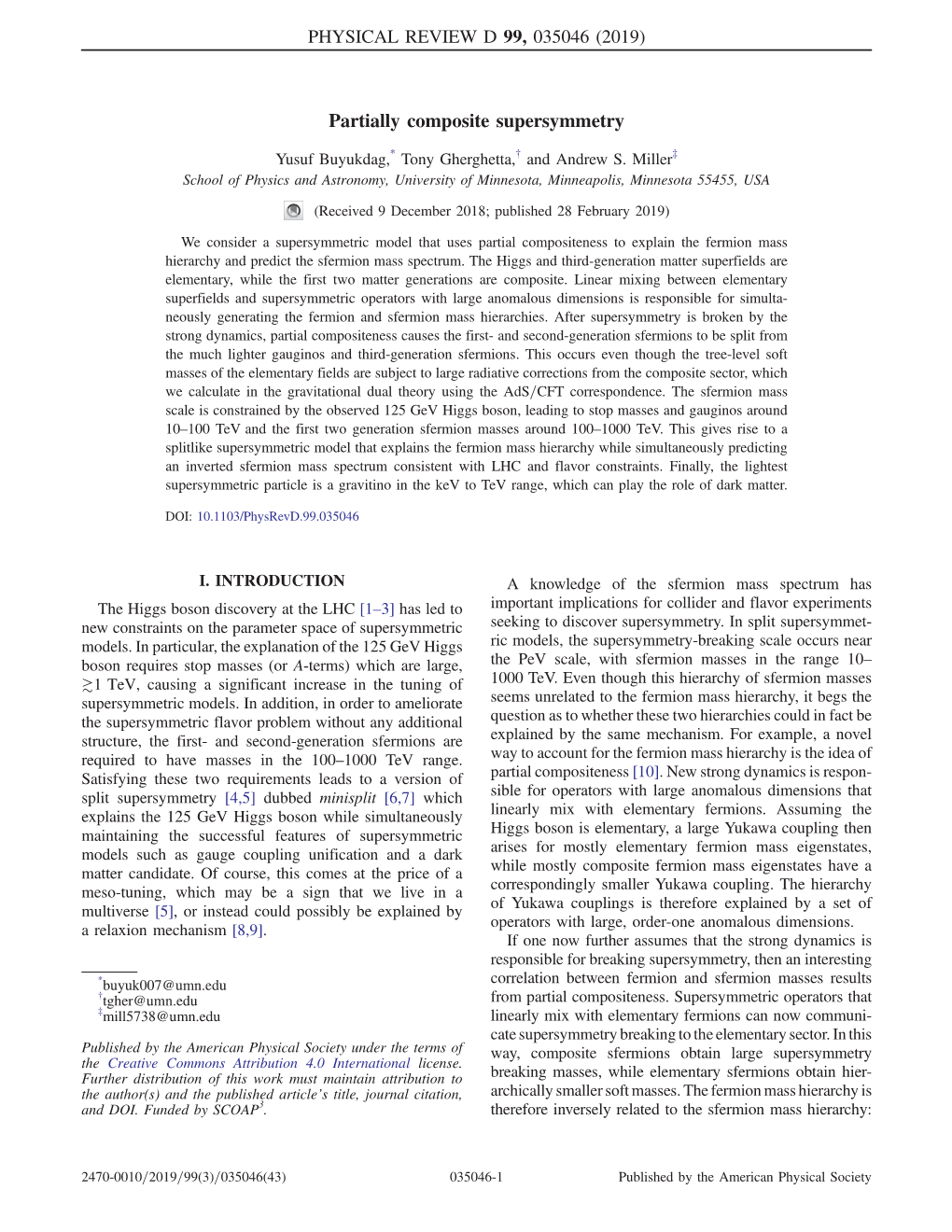 Partially Composite Supersymmetry