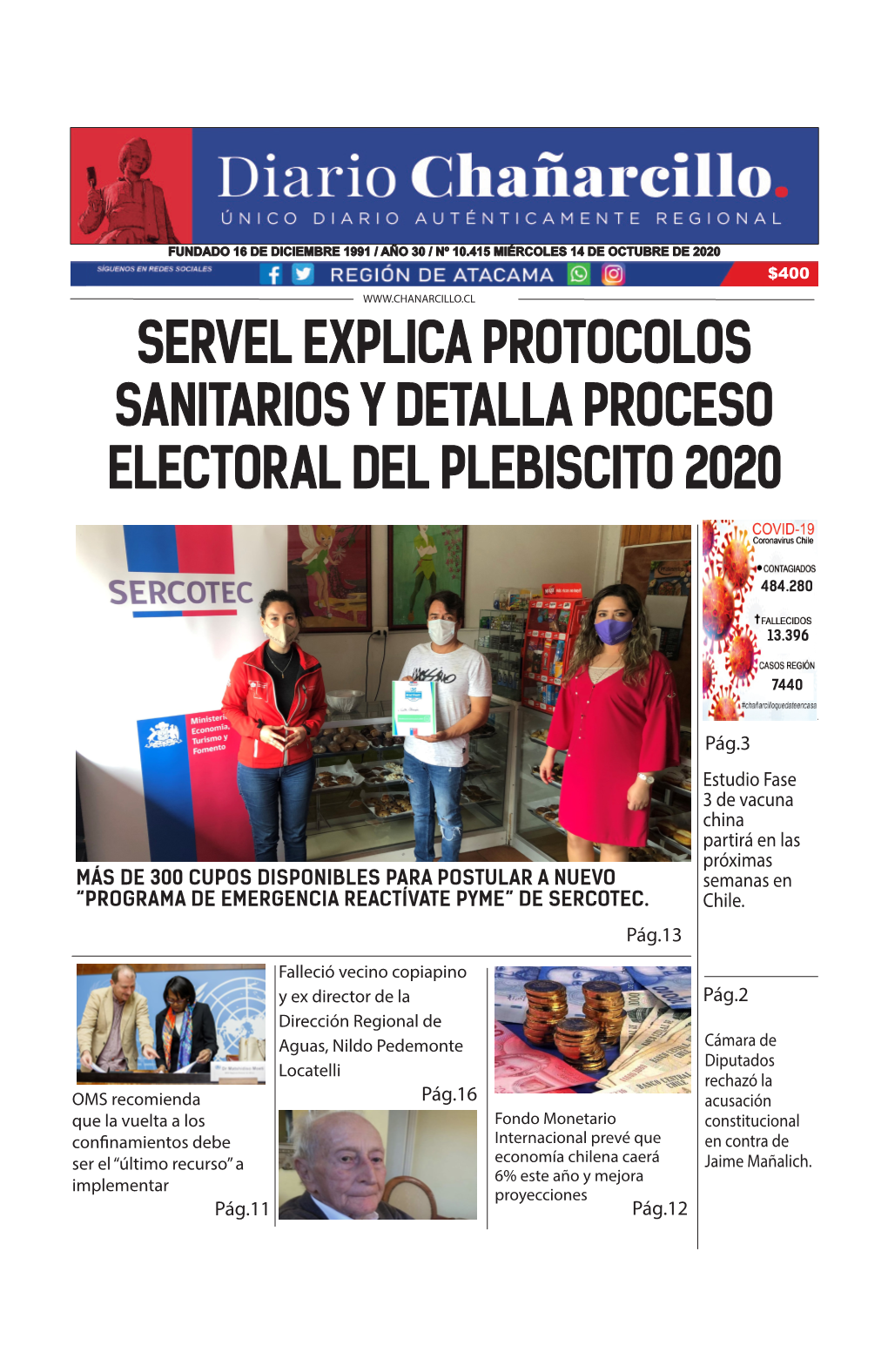 Servel Explica Protocolos Sanitarios Y Detalla Proceso Electoral Del Plebiscito 2020