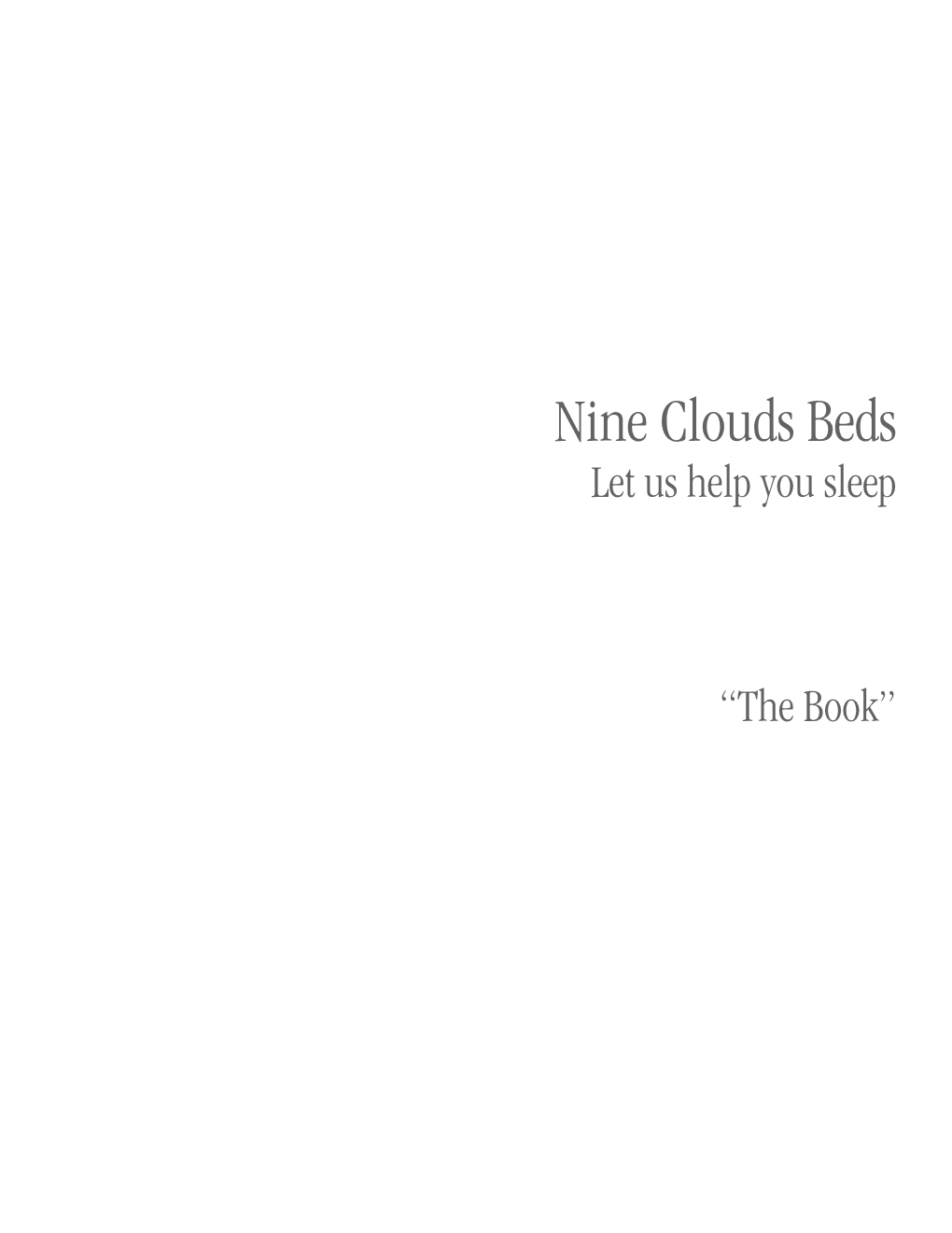 Nine Clouds Beds Let Us Help You Sleep