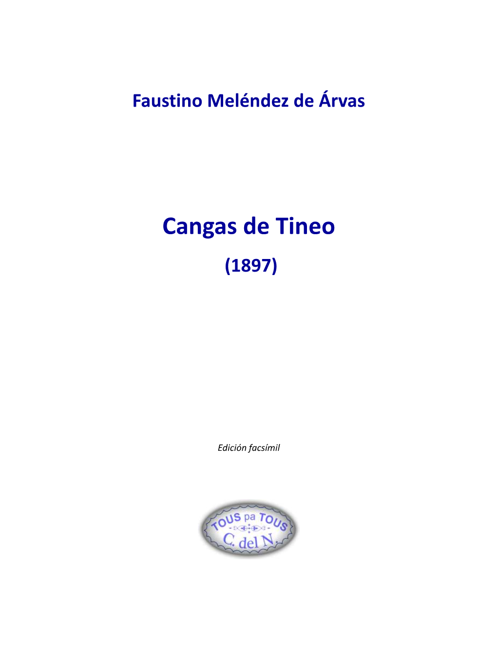 Cangas De Tineo (1897)