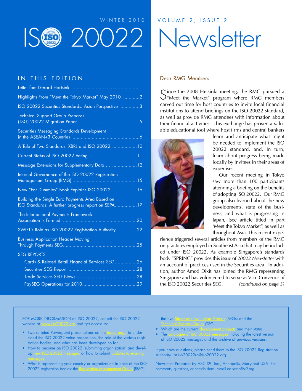 Newsletter ISO 20022