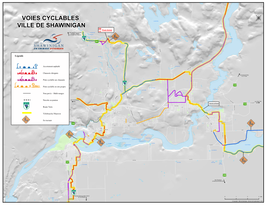 Voies Cyclables Ville De Shawinigan