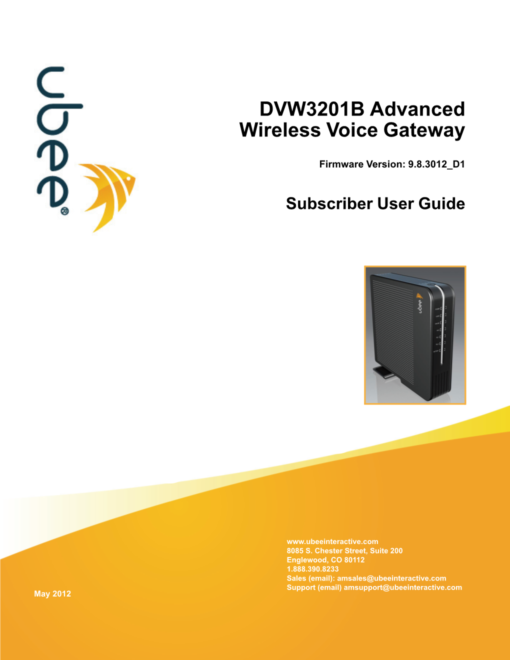 DVW3201B Advanced Wireless Voice Gateway