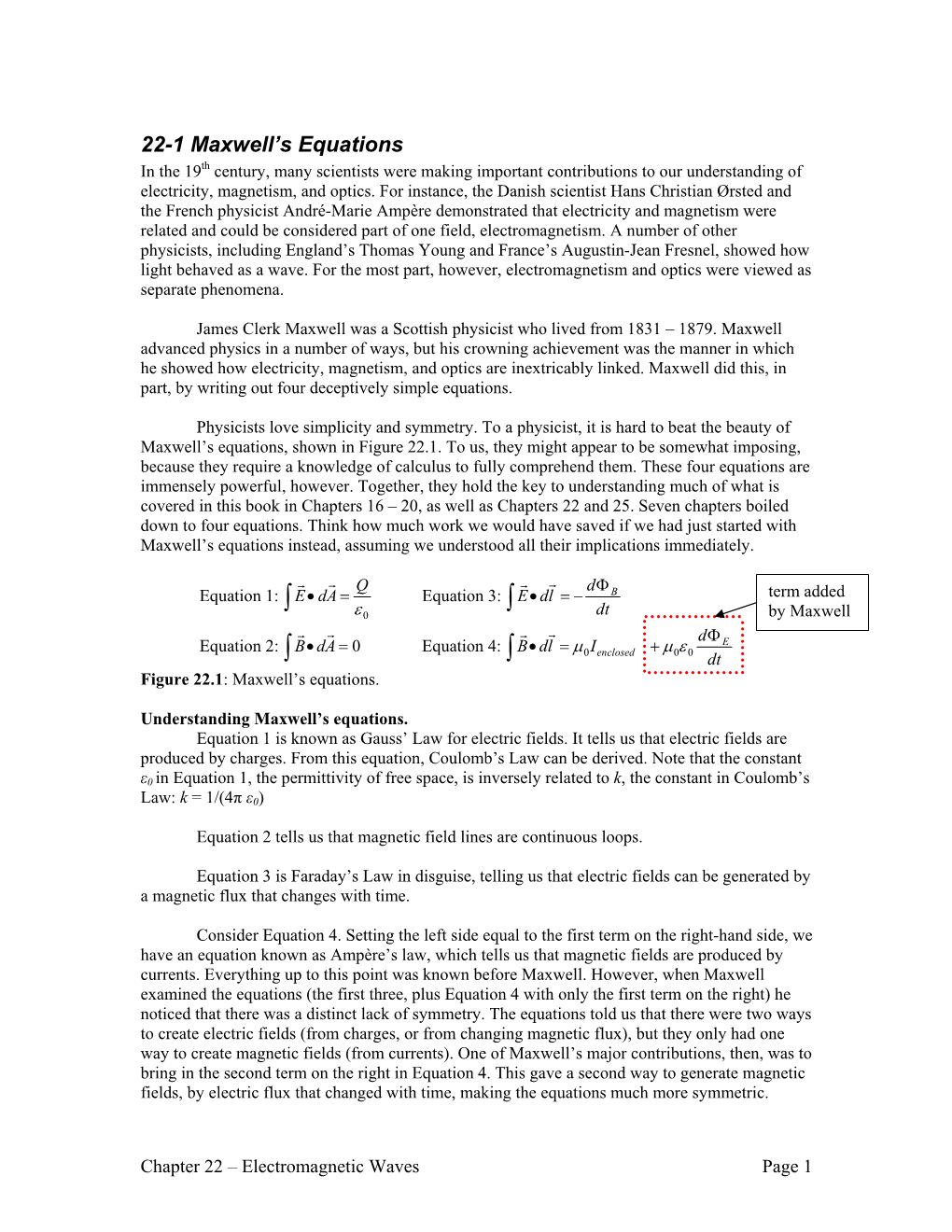 Reading Materials on EM Waves and Polarized Light