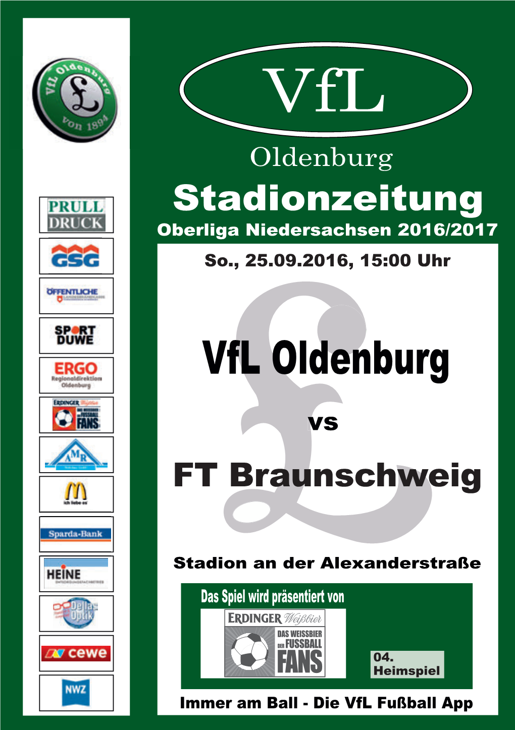 Vfl Oldenburg Vs. FT Braunschweig Gibt Es Den Ersten Heimsieg?