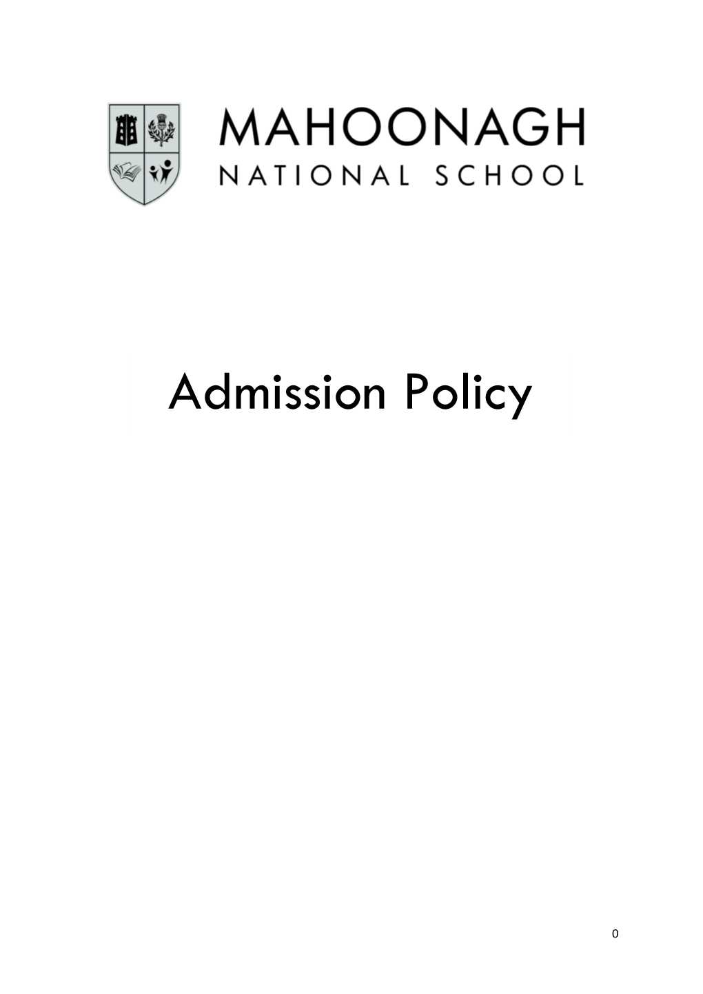 Admission Policy