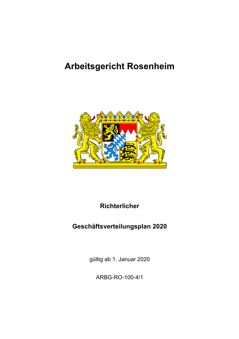 Arbeitsgericht Rosenheim