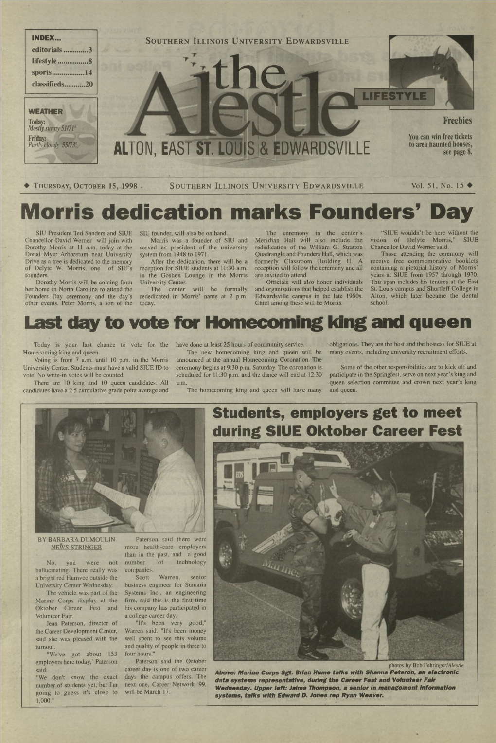 Morris Dedication Marks Founders'