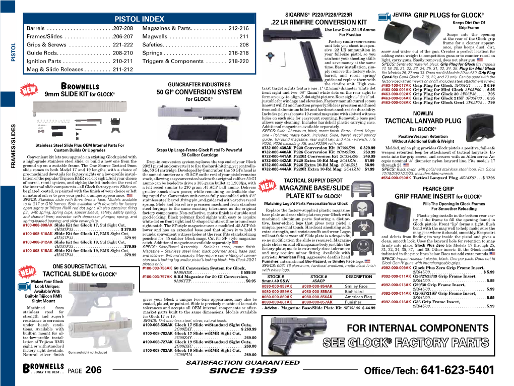 SEE GLOCK® Factory Parts