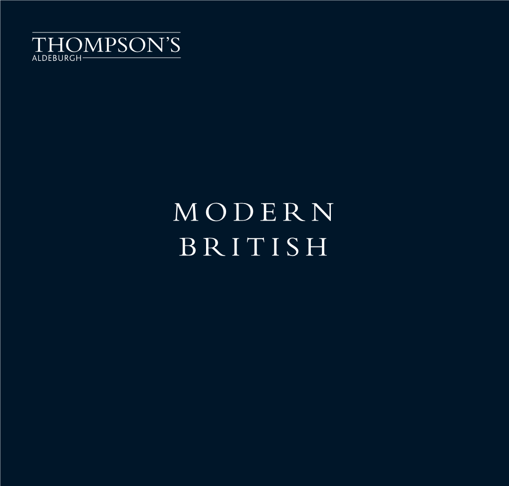 Modern British Aldeburgh Thompson’S