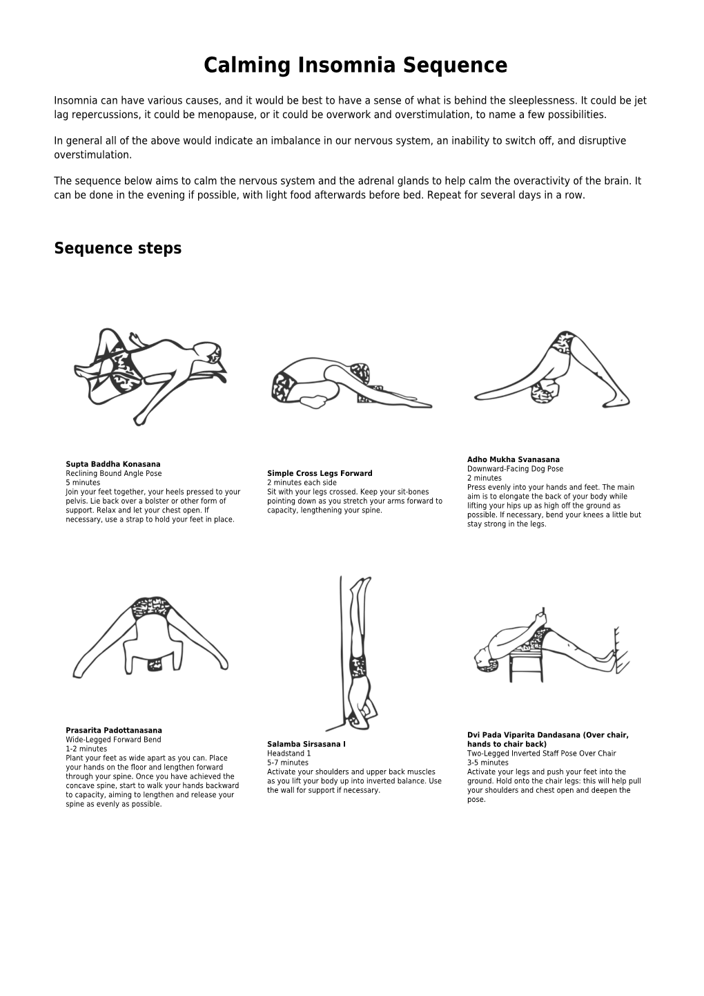 Calming Insomnia Sequence