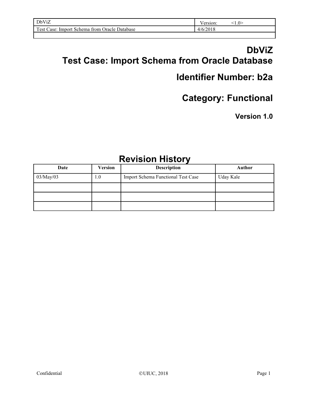 Test Case: Import Schema from Oracle Database