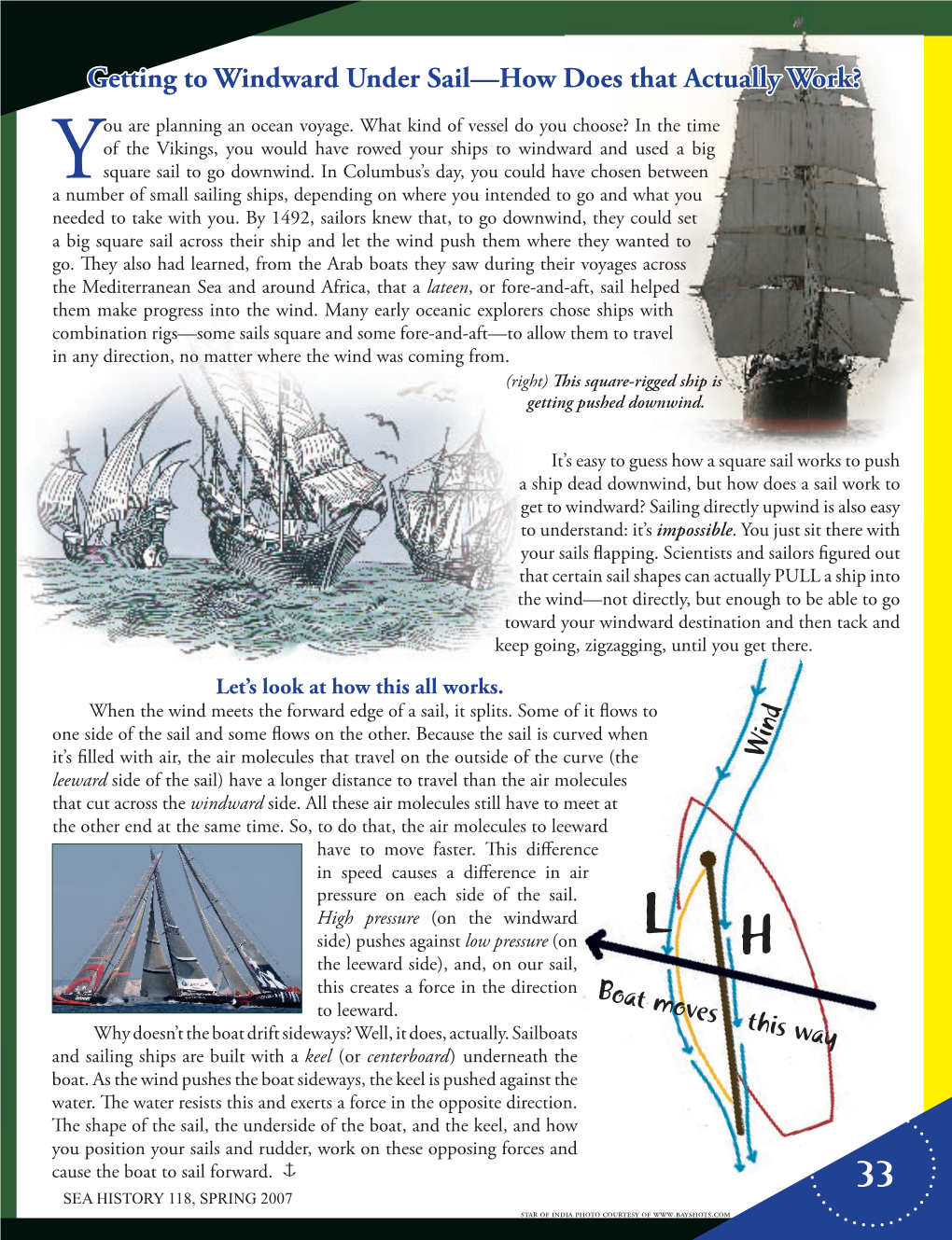 Getting to Windward Under Sail—How Does That Actually Work?