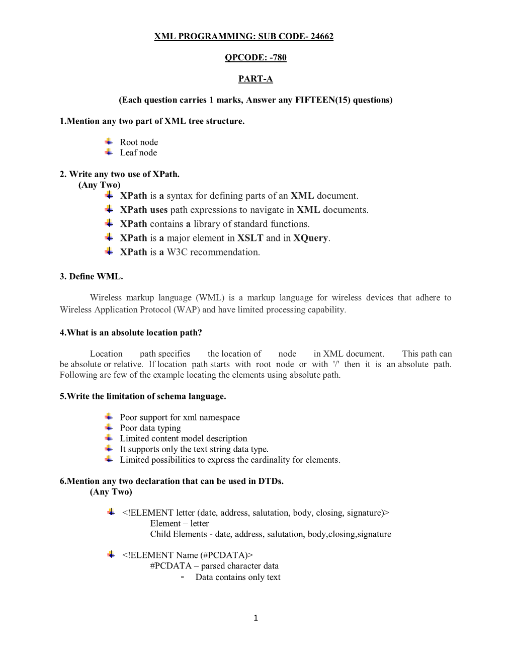 Xpath Is a Syntax for Defining Parts of an XML Document. Xpath Uses Path Expressions to Navigate in XML Documents