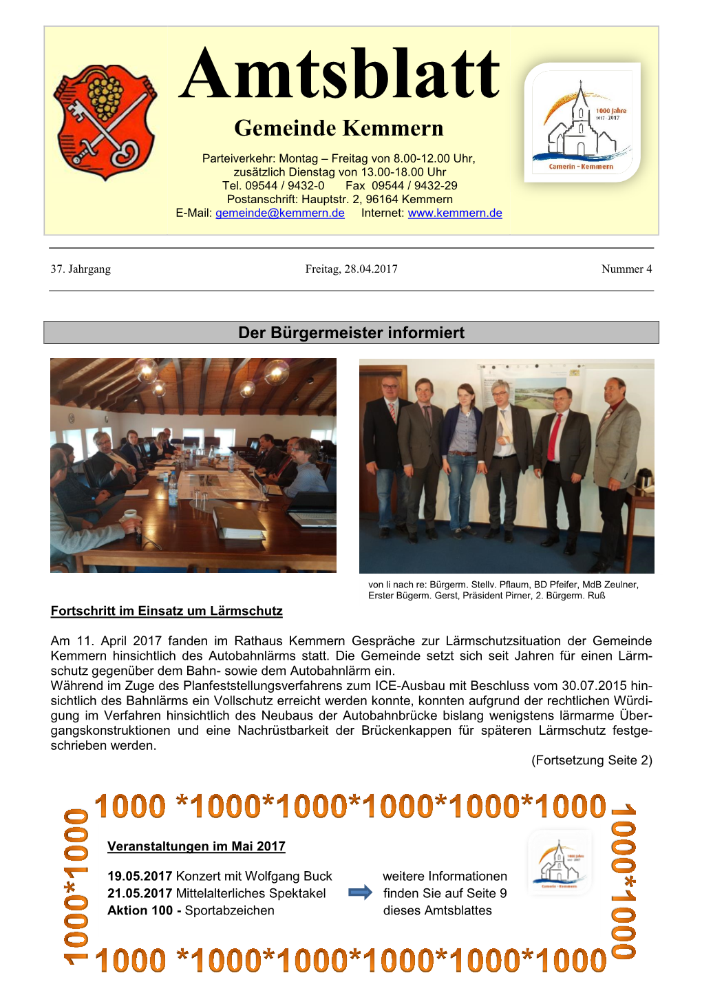 Amtsblatt Gemeinde Kemmern