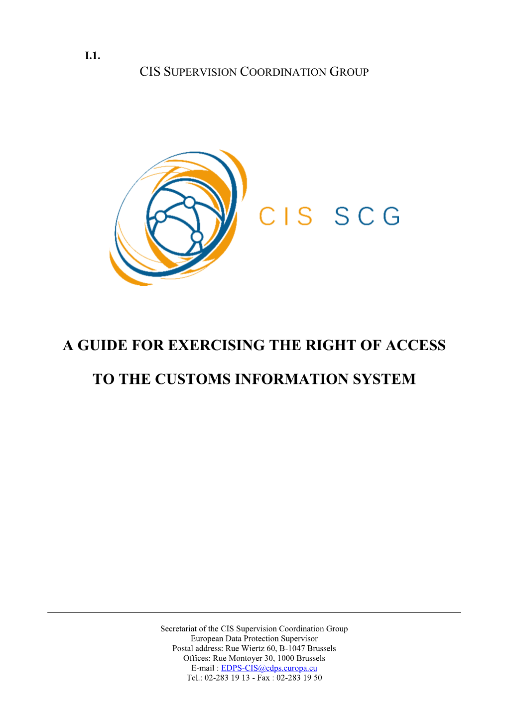 Guide for Exercising the Right of Access