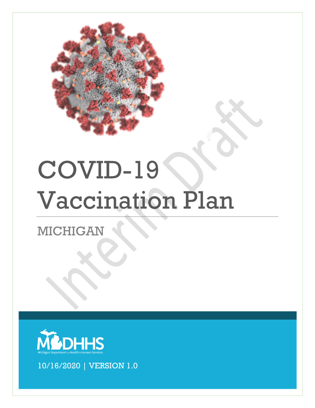 COVID-19 Vaccination Plan MICHIGAN