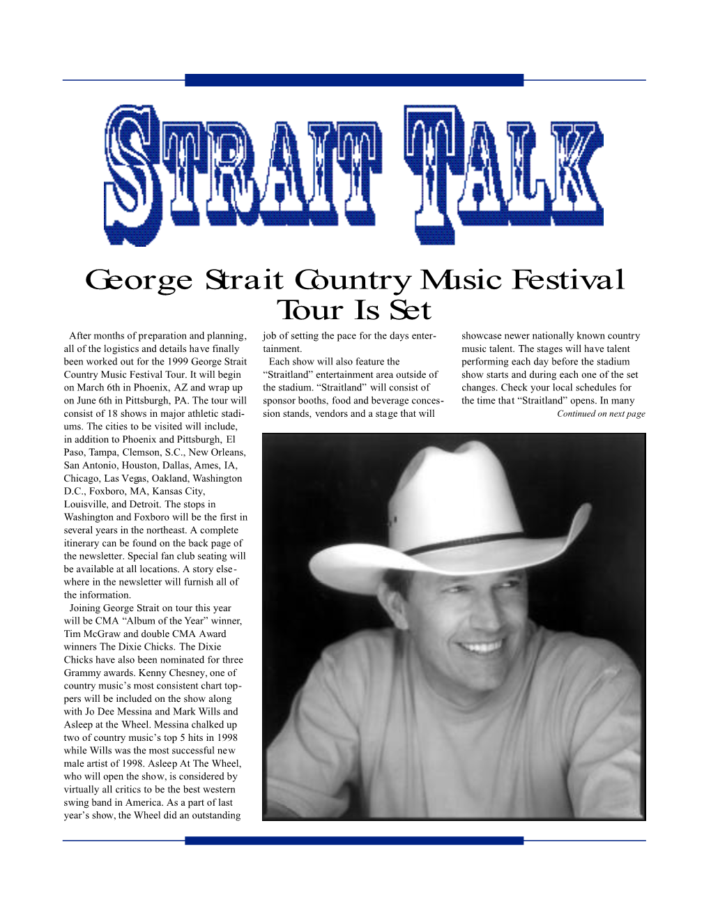 Strait Talk February/March 1999