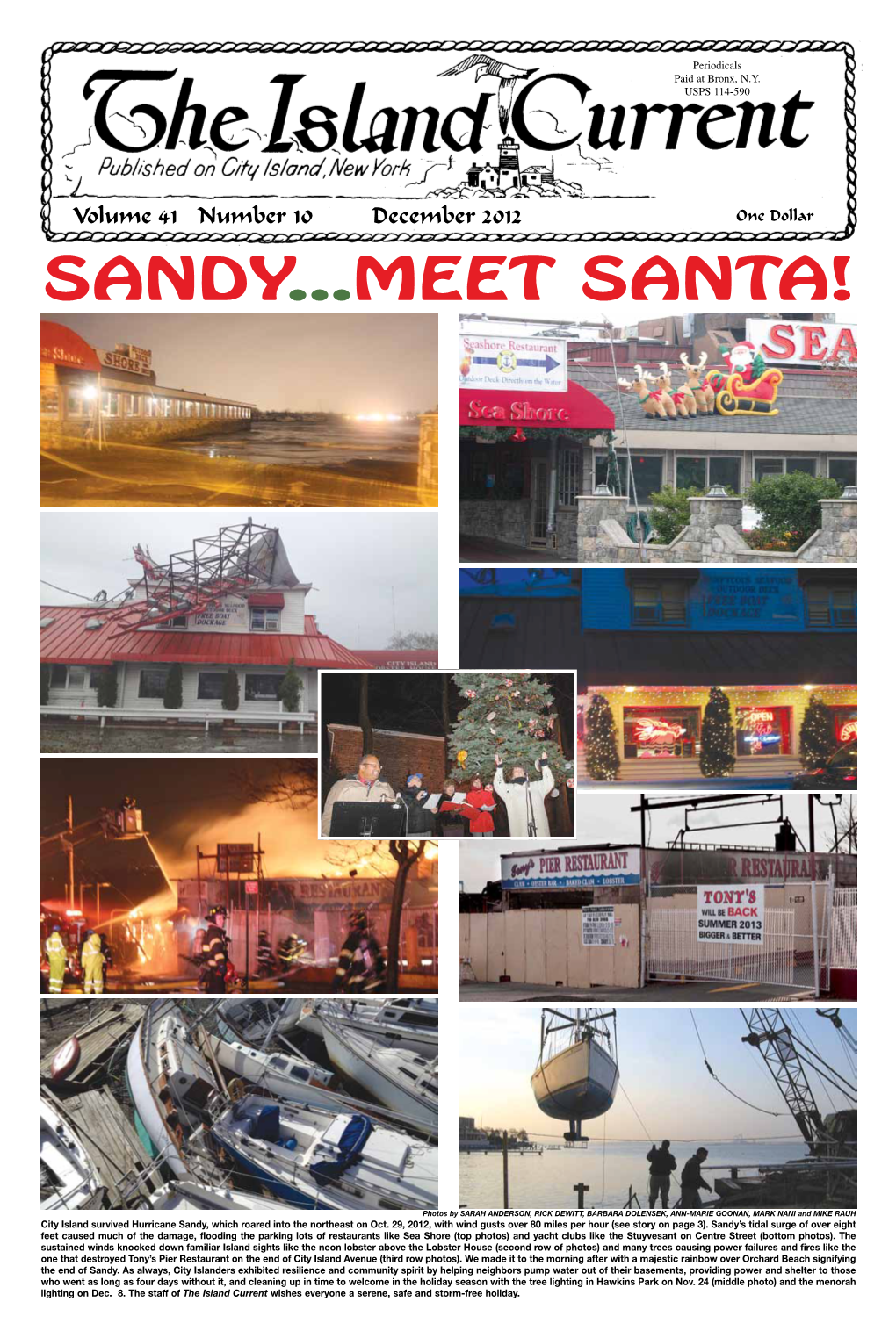 Sandy...Meet Santa!