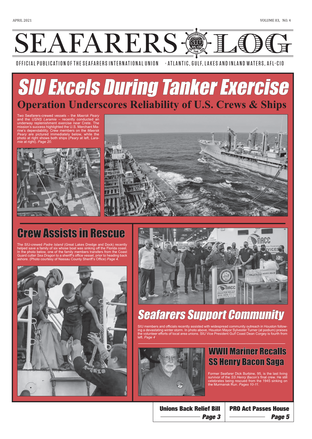 SIU Excels During Tanker Exercise Operation Underscores Reliability of U.S