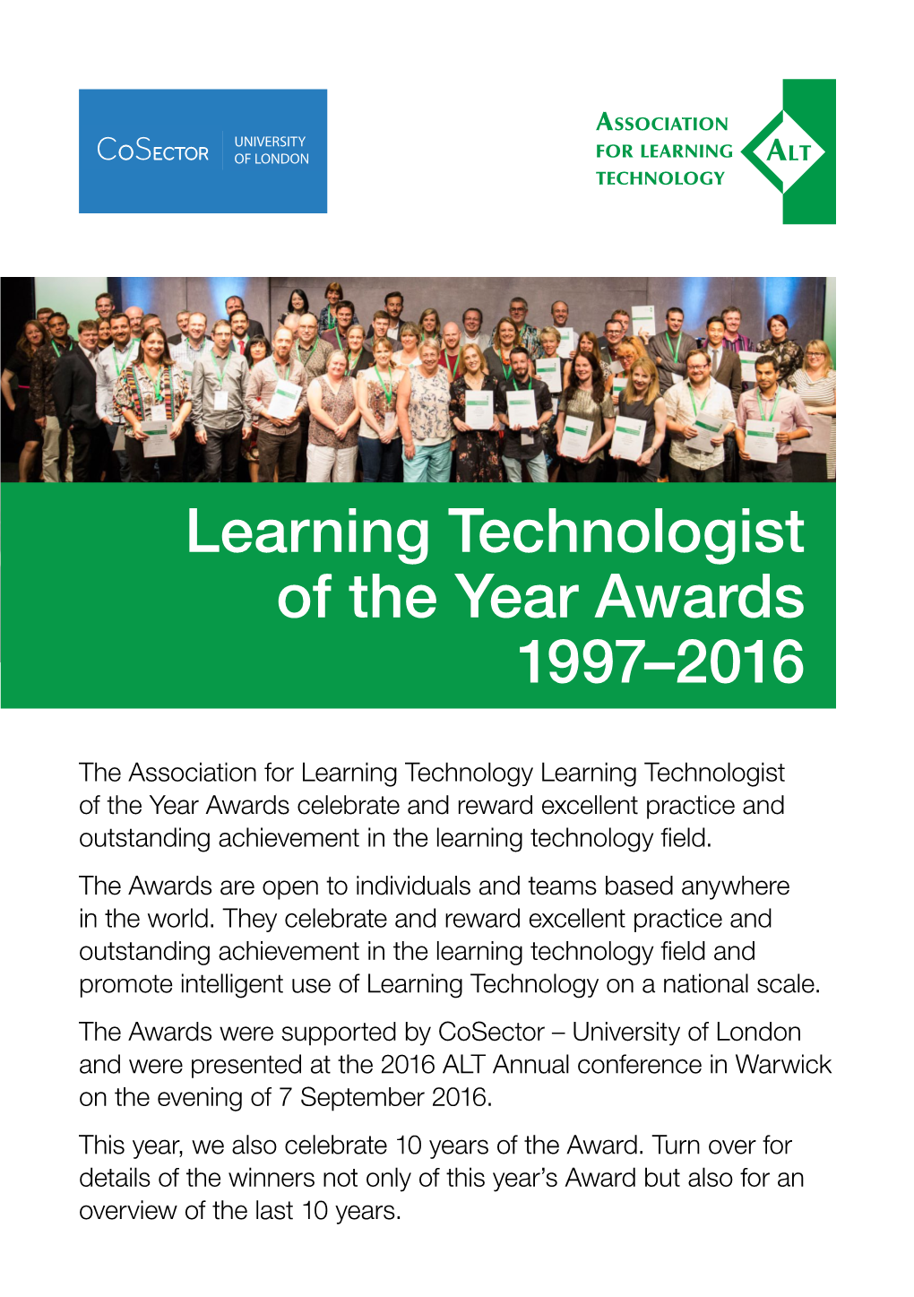 Learning Technologist Award 2014