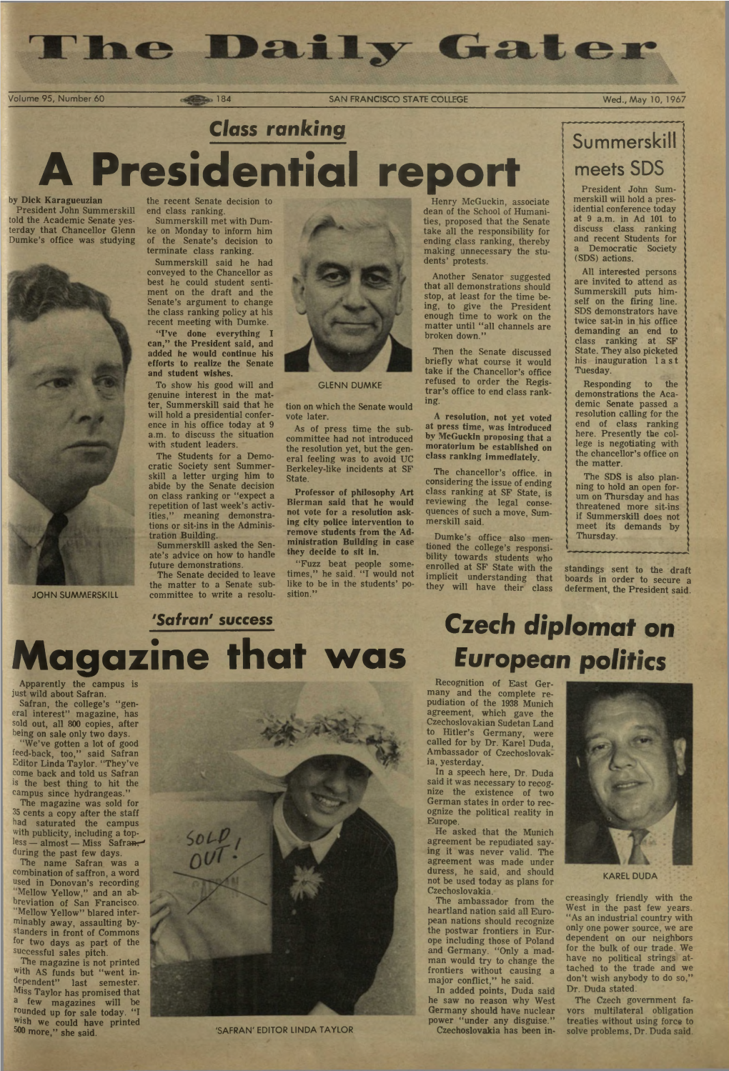 A Presidential Report