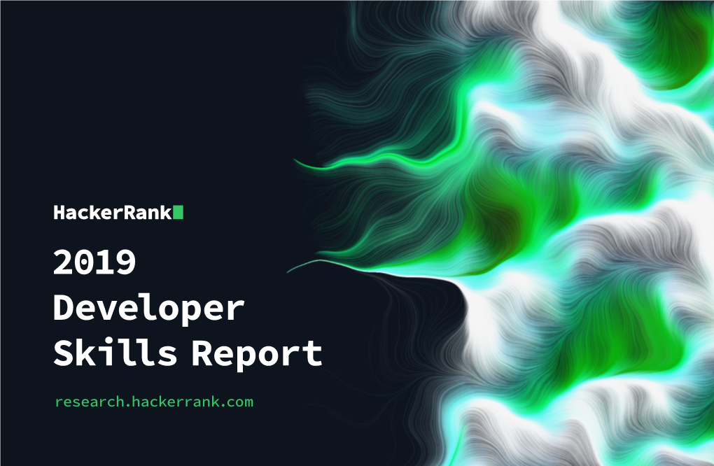 Developer Skills Report Research.Hackerrank.Com Intro