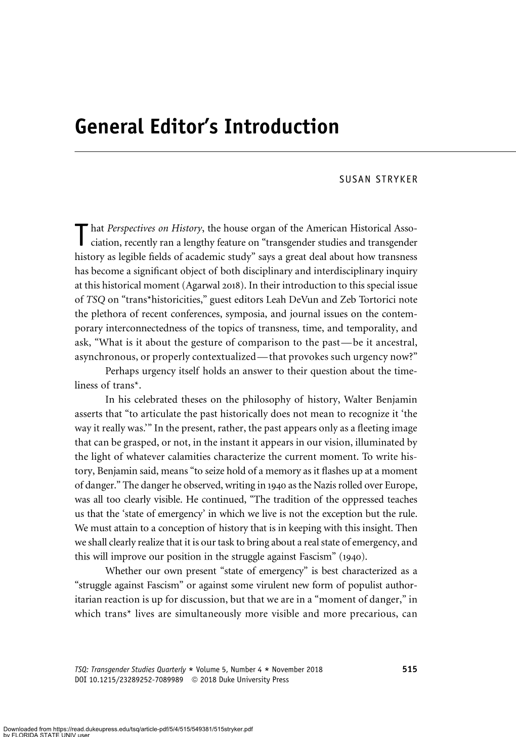 General Editor's Introduction