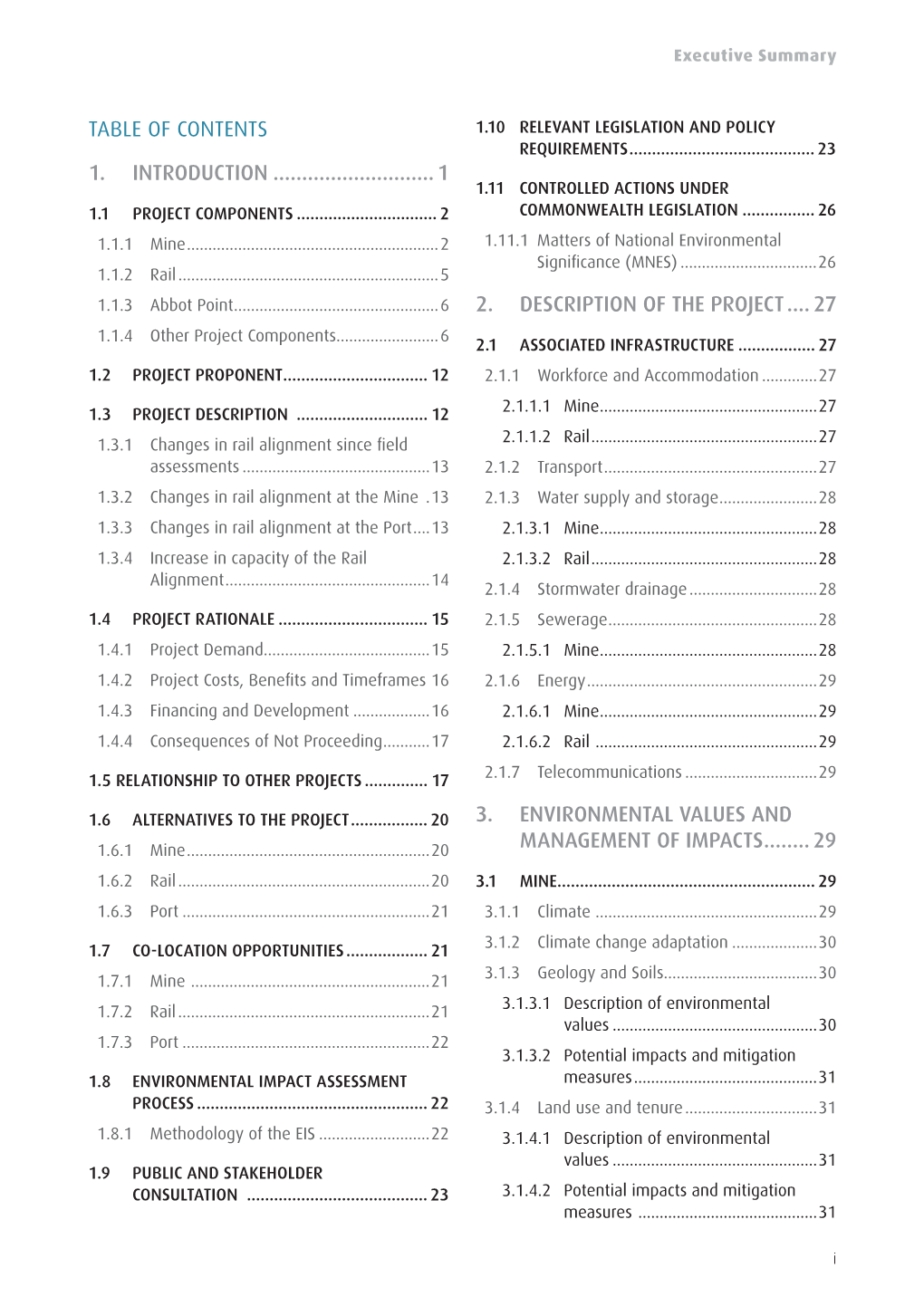 Table of Contents 1. Introduction ...1