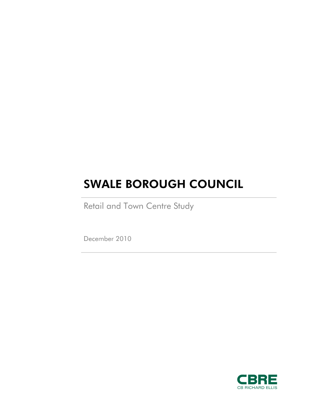 Swale Retail and Town Centre Study