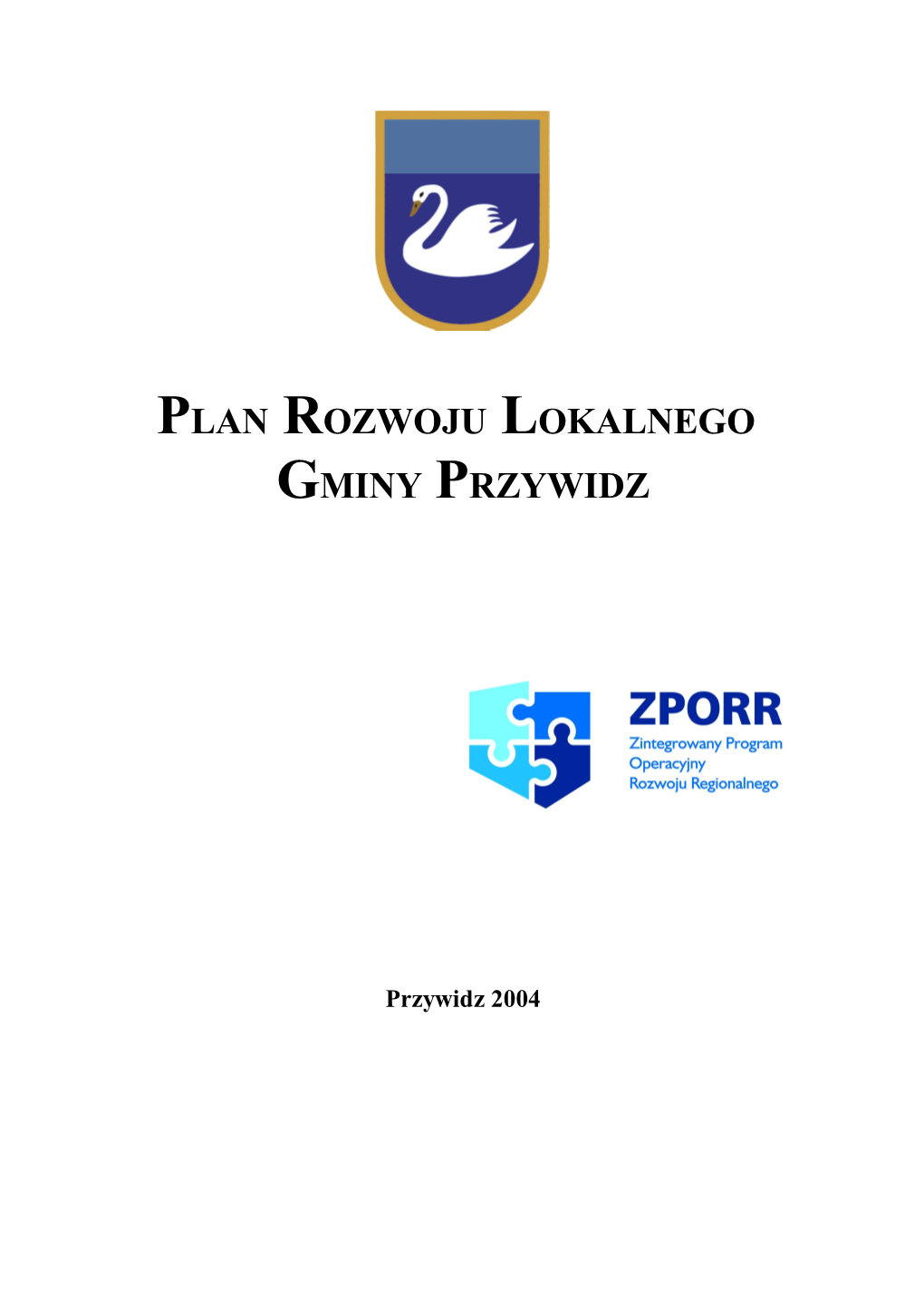 Plan Rozwoju Lokalnego Gminy Przywidz