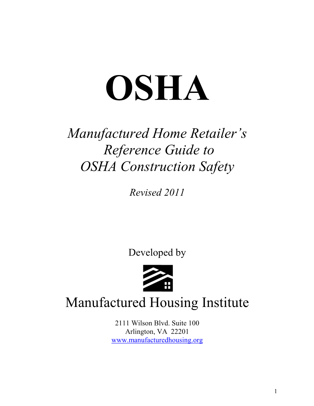Revised Osha Guide for Retailers