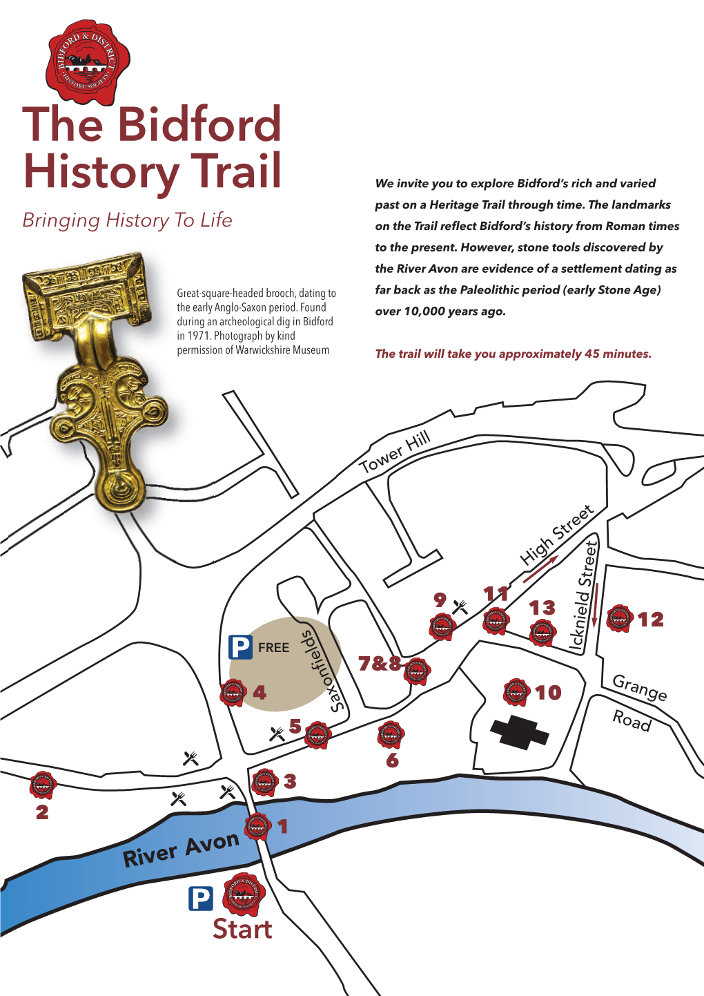 The Bidford History Trail We Invite You to Explore Bidford’S Rich and Varied Past on a Heritage Trail Through Time