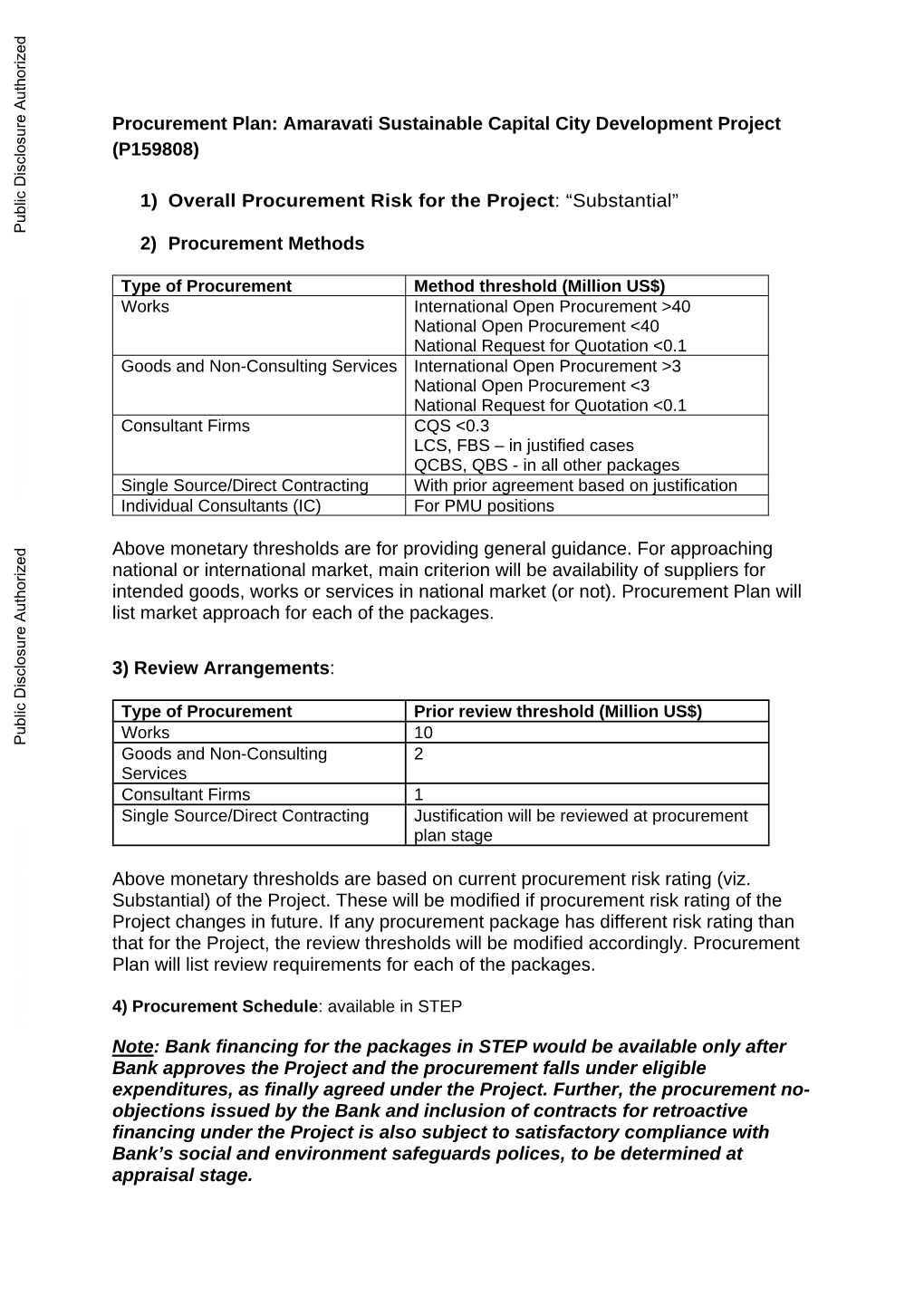 World Bank Document