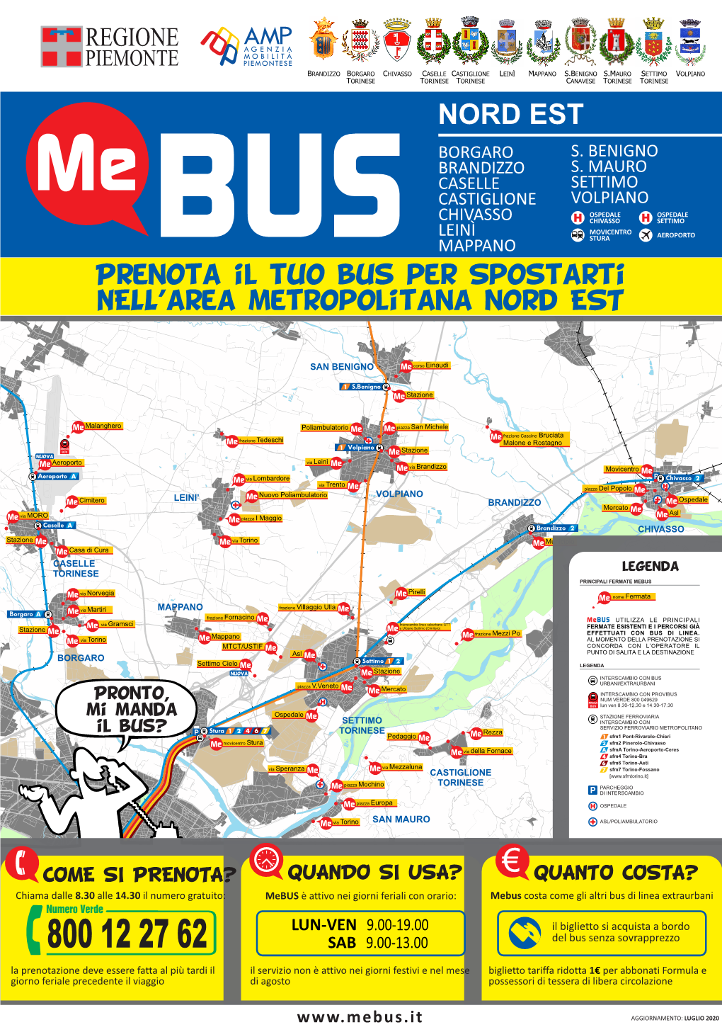 Prenota Il Tuo Bus Per Spostarti NELL'area Metropolitana Nord