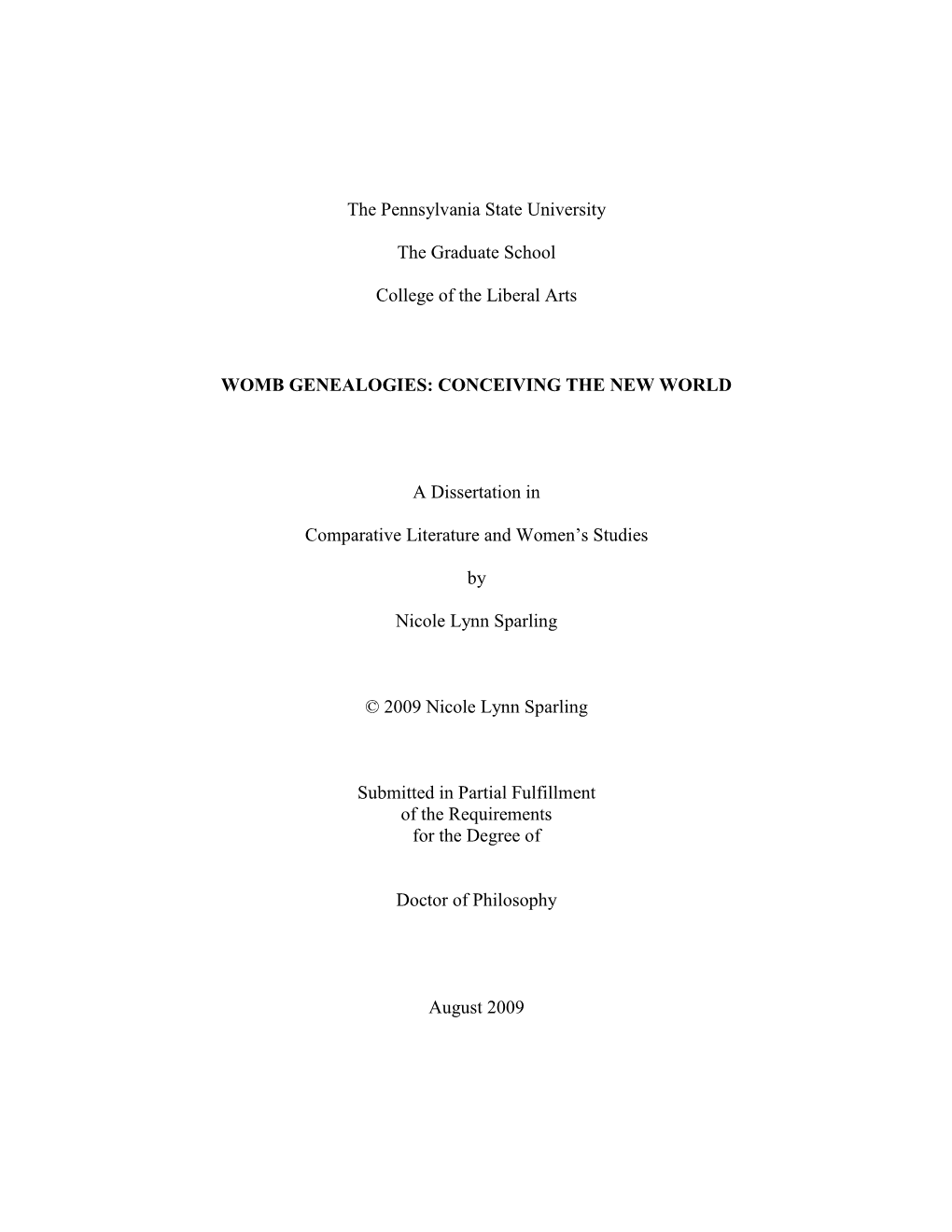 Open Nicole Sparling - Complete Dissertation File.Pdf